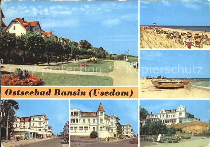 Bansin Ostseebad Strandpromenade Karl-Marx-Strasse Fischerstrand
