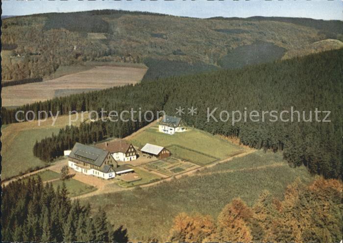 Schmallenberg Berghotel Hoher Knochen Fliegeraufnahme