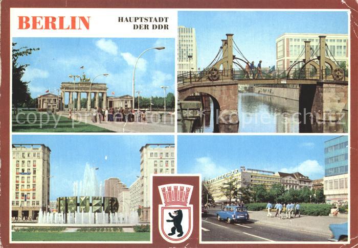 BERLIN  CITY Jungfernbruecke Strausberger Platz
