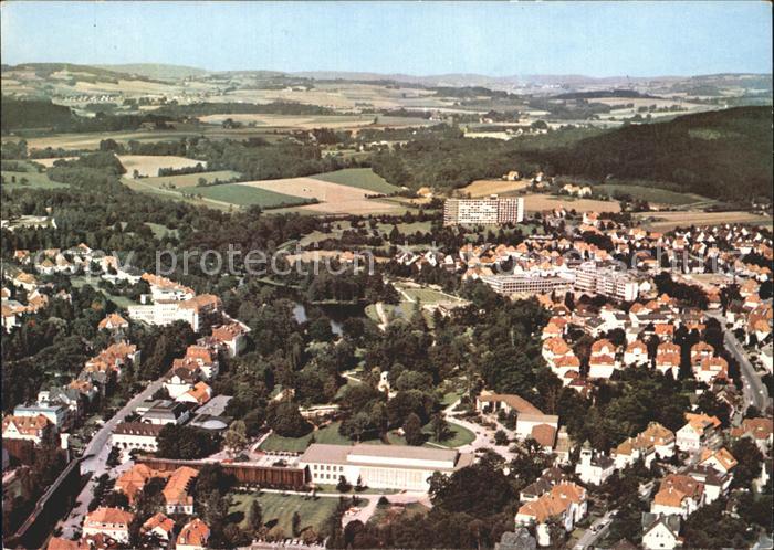 Bad Salzuflen Fliegeraufnahme Kurpark Parkstrasse Wenkestrasse