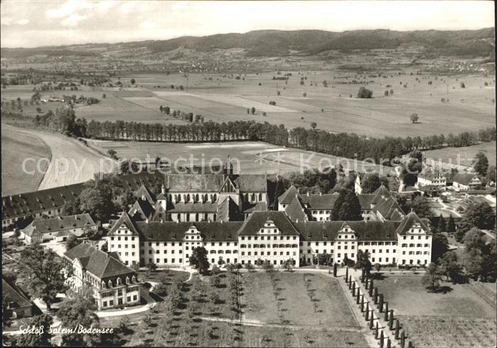 Salem Baden Schloss Salem Fliegeraufnahme