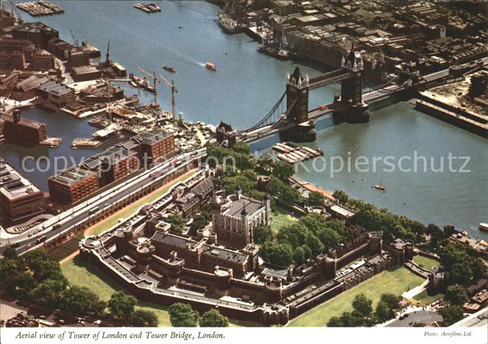 London Fliegeraufnahme Tower Bridge