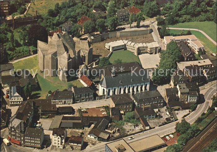 Neviges Velbert Neue Wallfahrtskirche Fliegeraufnahme