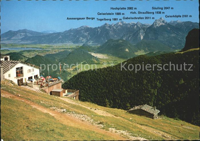 Pfronten Ostallgaeu Bayern Berghotel Breitenberg Hochalpe Saeuling Geiselstein