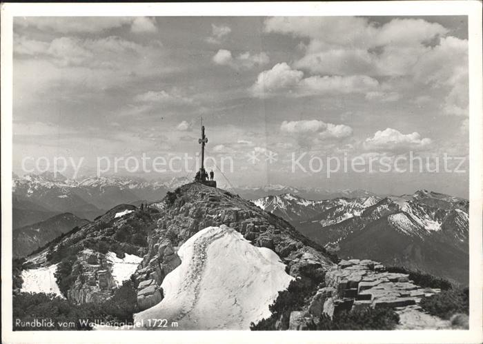 Rottach-Egern Wallberggipfel Kreuz