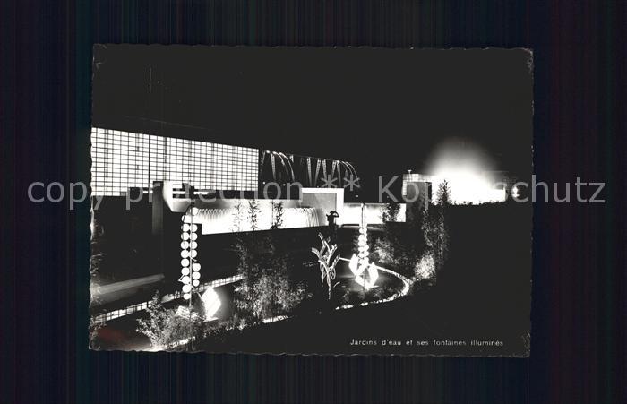 Liege Luettich Exposition Internatione Garten Brunnen