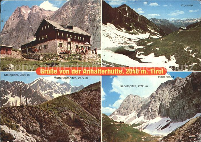 Anhalter Huette Steinjoechl Kromsee Gabelspitze Heiterwand