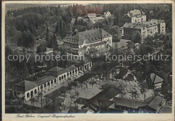 Bad Steben Fliegeraufnahme Bahnpost