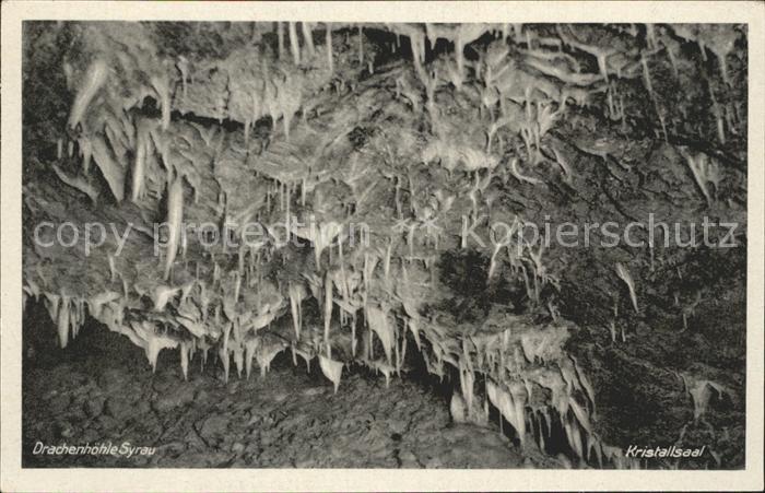 Hoehlen Caves Grottes Drachenhöhle Syrau Kristallsaal