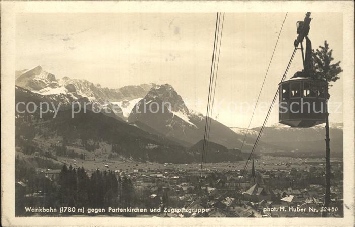 Seilbahn Wankbahn Partenkirchen Zugspitzgruppe