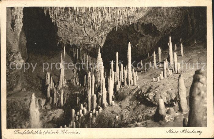 Hoehlen Caves Grottes Teufelshöhle Neue Abteilung