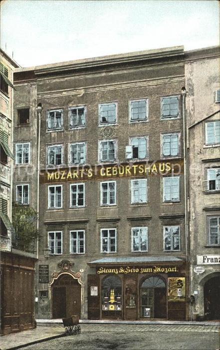 Mozart Wolfgang Amadeus Geburtshaus Salzburg