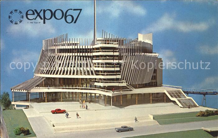 Expositions Expo67 Montreal Canada Pavillon de la France
