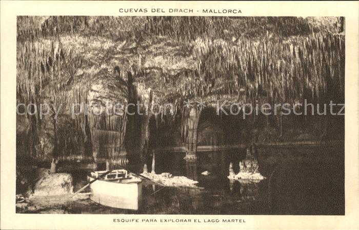 Hoehlen Caves Grottes Cuevas del Drach Mallorca Esquife Lago