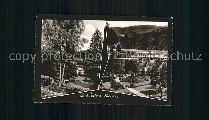 Bad Sachsa Harz Badehaus Schmelzteich Katzenstein Kurpark