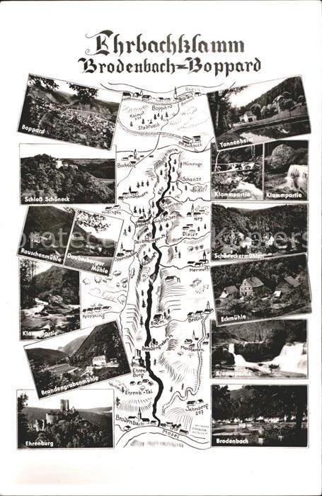 Brodenbach Boppard Ehrbachklamm Rauschenmuehle Eckmuehle