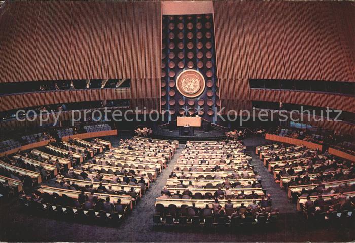 Politik United Nations Central Assembly Hall New York City