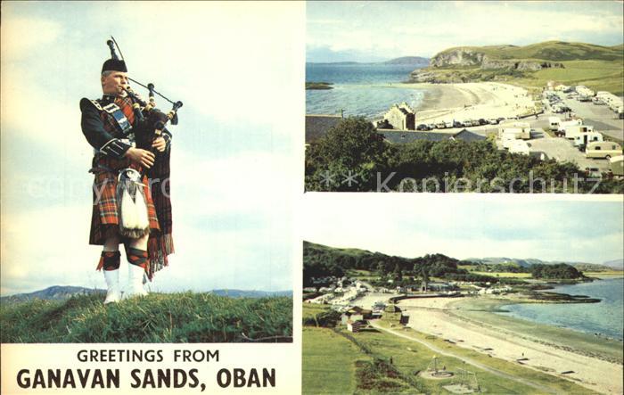 Dudelsack Ganavan Sands Oban Ganavan Bay