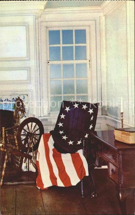 Persoenlichkeiten Betsy Ross House Philadelphia American Flag