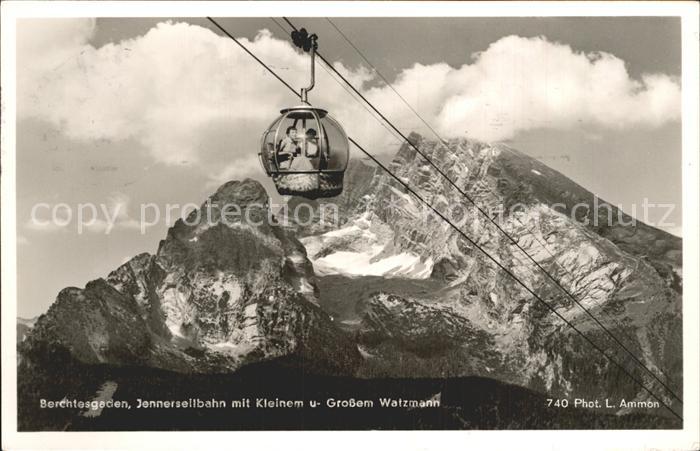 Seilbahn Jenner Berchtesgaden Foto-L.-Ammon-Nr. 740