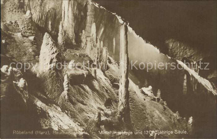 Hoehlen Caves Grottes Rübeland Harz Baumannshöhle
