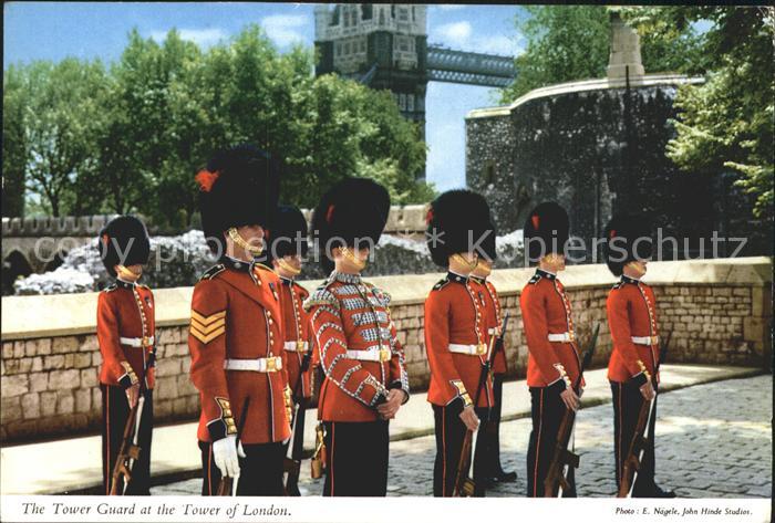 Leibgarde Wache Tower Guard Tower of London