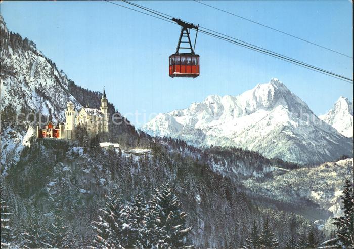 Seilbahn Tegelberg Schwangau Fuessen Schloss Neuschwanstein