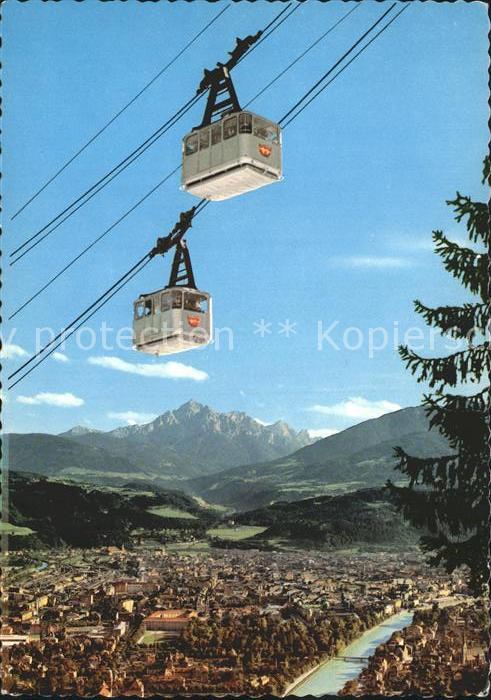 Seilbahn Nordkettenbahn Innsbruck Wagenkreuzung