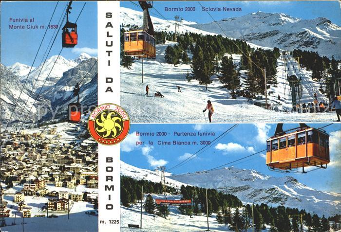 Seilbahn Bormio Funivia Monte Ciuk Sciovia Nevada