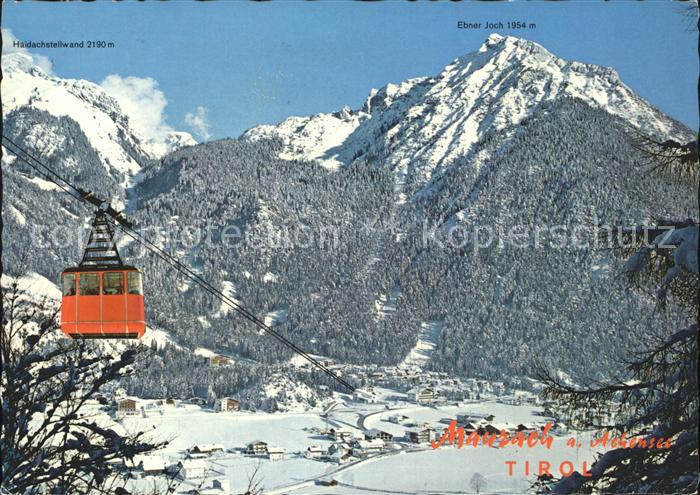 Seilbahn Maurach am Achensee