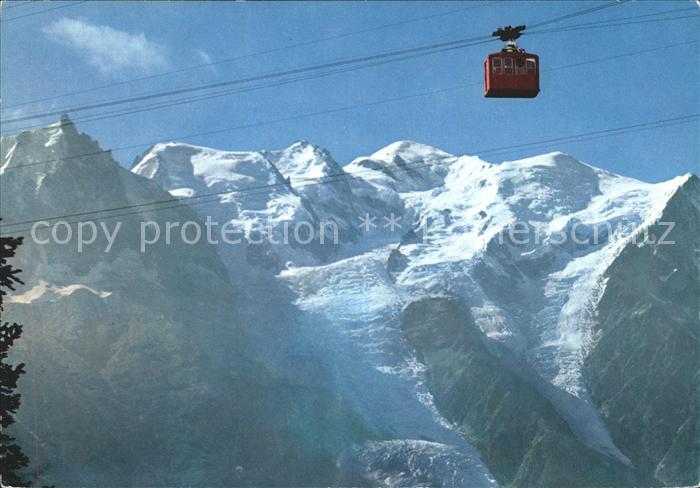 Seilbahn Telepherique Planpraz-Brevent Aiguille du Midi Chamonix Mont-Blanc