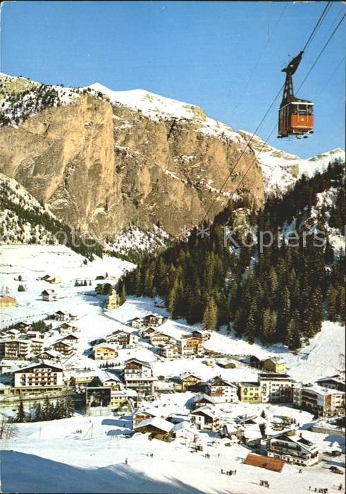 Seilbahn Selva Val Gardena Wolkenstein Groedental