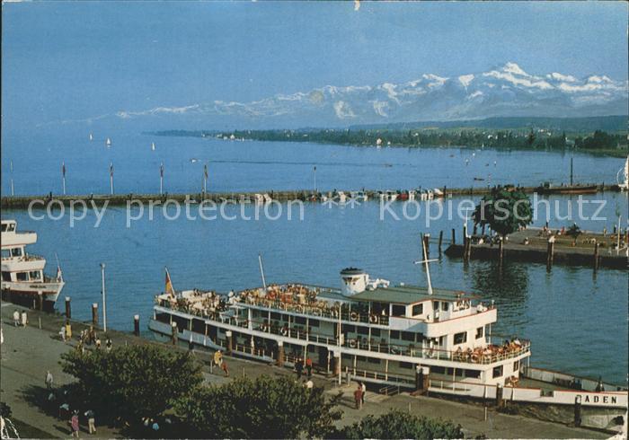 Motorschiffe Baden Konstanz Bodensee Hafenanlagen