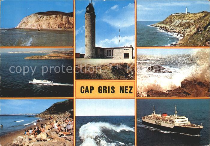 Leuchtturm Lighthouse Cap Gris Nez Faehre Strand