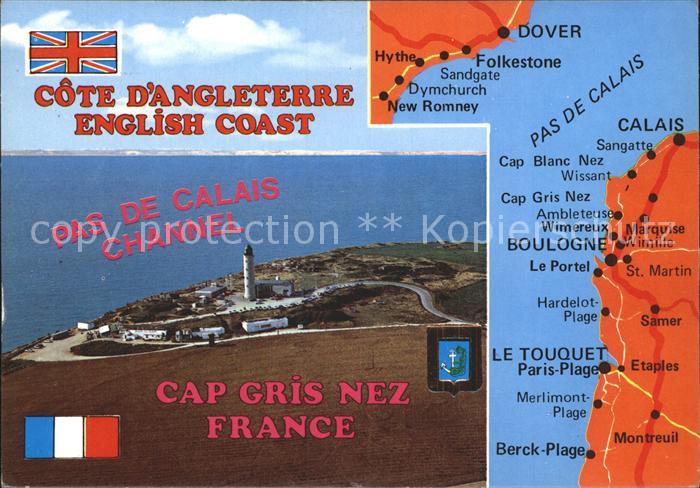 Leuchtturm Lighthouse Cao-Gris-Nez Pas de Calais Channel