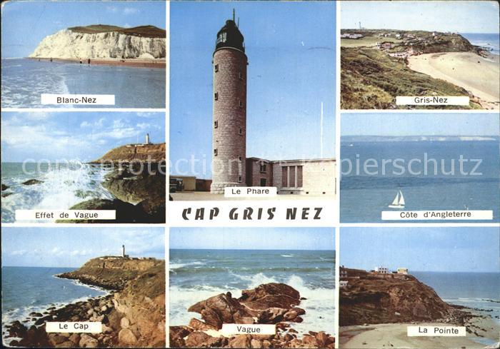 Leuchtturm Lighthouse Phare Cap-Gris-Nez Blanc-Nez Vague Pointe