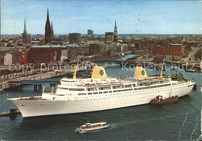 Schiffe Ships Navires Kungsholm Hamburg ueberseebruecke