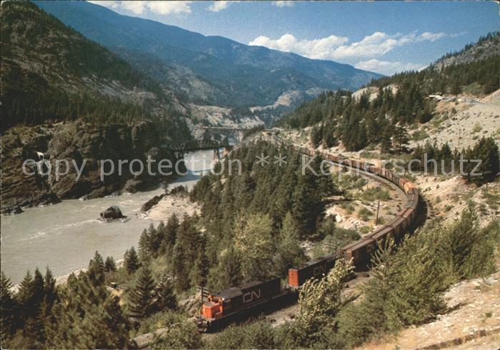 Eisenbahn Fraser Canyon British Columbia Canada