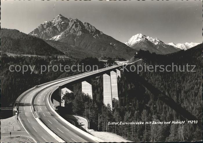 Bruecken Bridges Ponts Europabruecke Silltal Serles Habicht