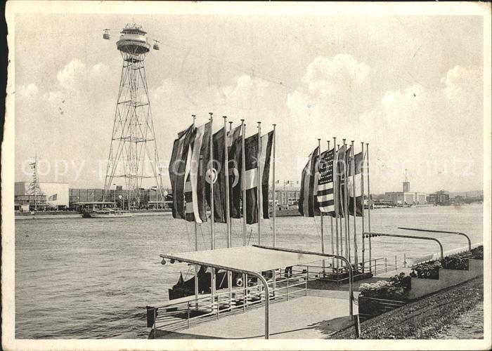 Exposition Internationale Liege 1939 Embarcadere sur la Meuse
