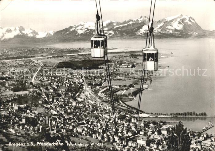 Seilbahn Pfaenderbahn Bregenz Bodensee