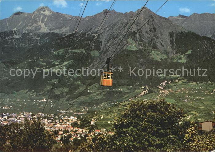 Seilbahn Hafling Meran Funivia Avelengo Merano