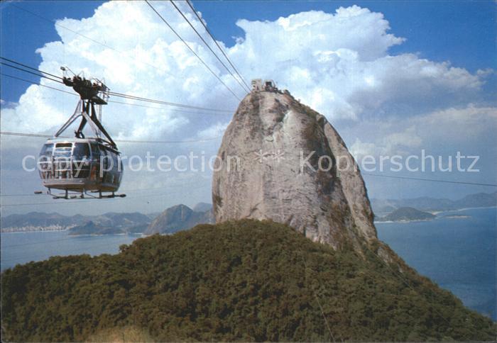 Seilbahn Rio de Janeiro Bondinho do Pao de Acucar