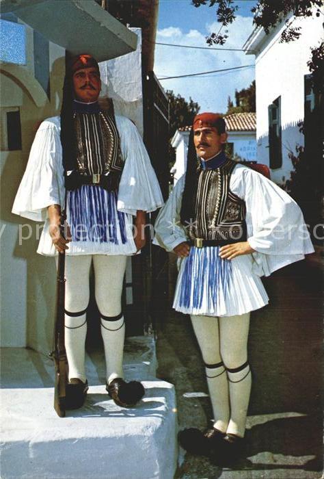 Militaria Griechenland Euzonen Euzones soldiers