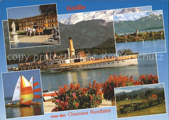 Dampfer Seitenrad Ludwig Fessler Chiemsee