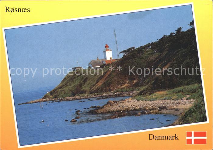 Leuchtturm Lighthouse Rosnaes Danmark