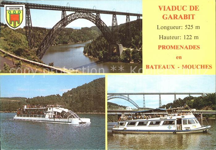 Viadukte Viaduc Garabit Motorschiffe