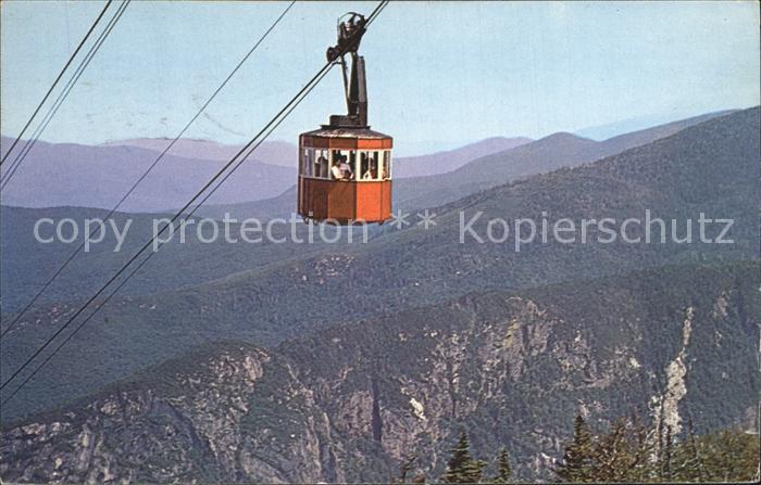 Seilbahn Tram-car Eagle Cliff Cannon Mountain Franconia Notch