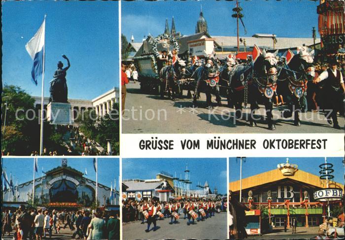 Oktoberfest Muenchen Bierwagen-Festgespann