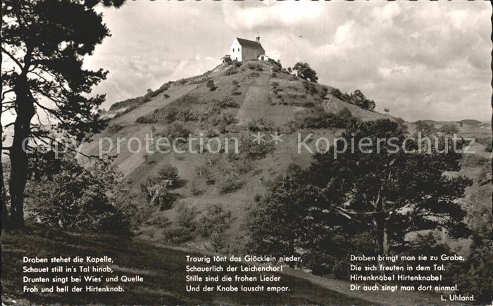 Wurmlingen Rottenburg Kapelle Gedicht L. Uhland